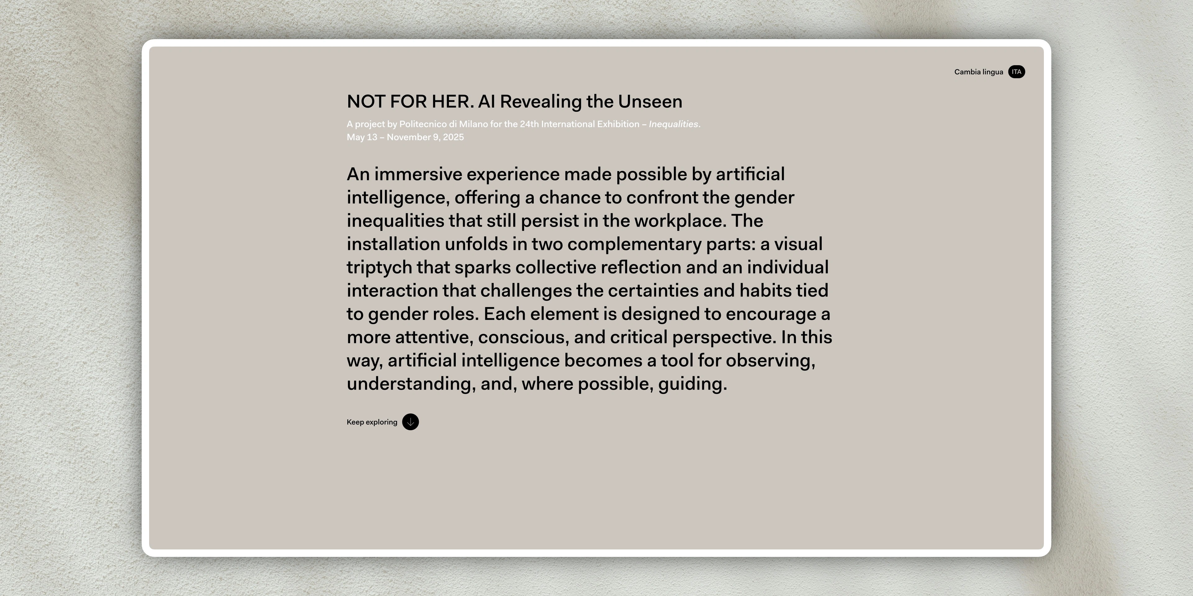 NOT FOR HER: AI Revealing the Unseen 0